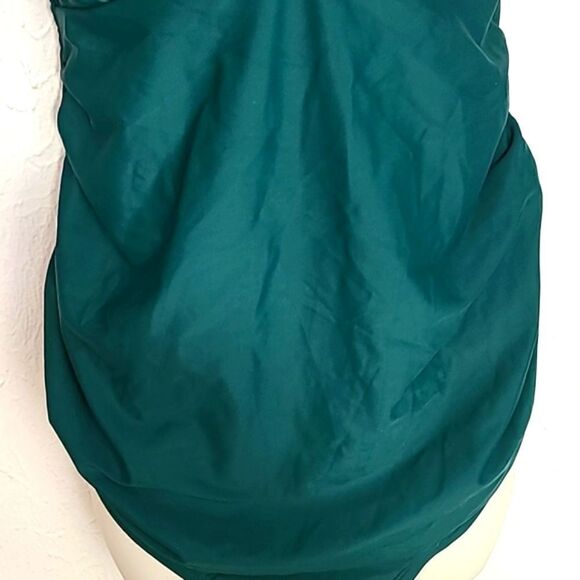 Cupshe One-piece Bathing Suit, Dark Green, Size Medium, NWT - Picture 3 of 11